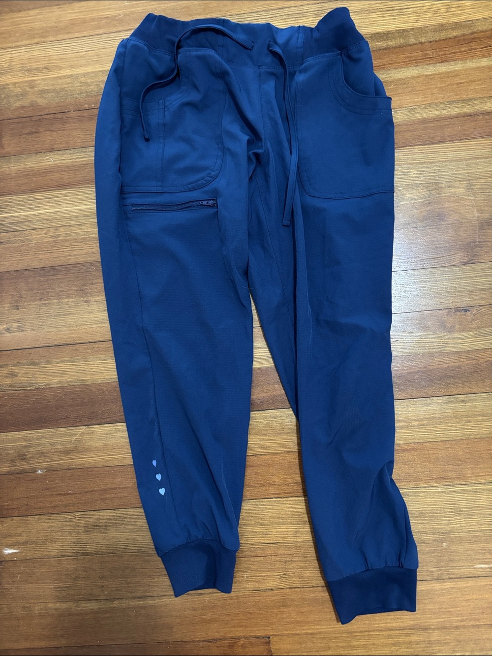 Scrub Navy Jogger Pants - heart and soul brand . Size S petite